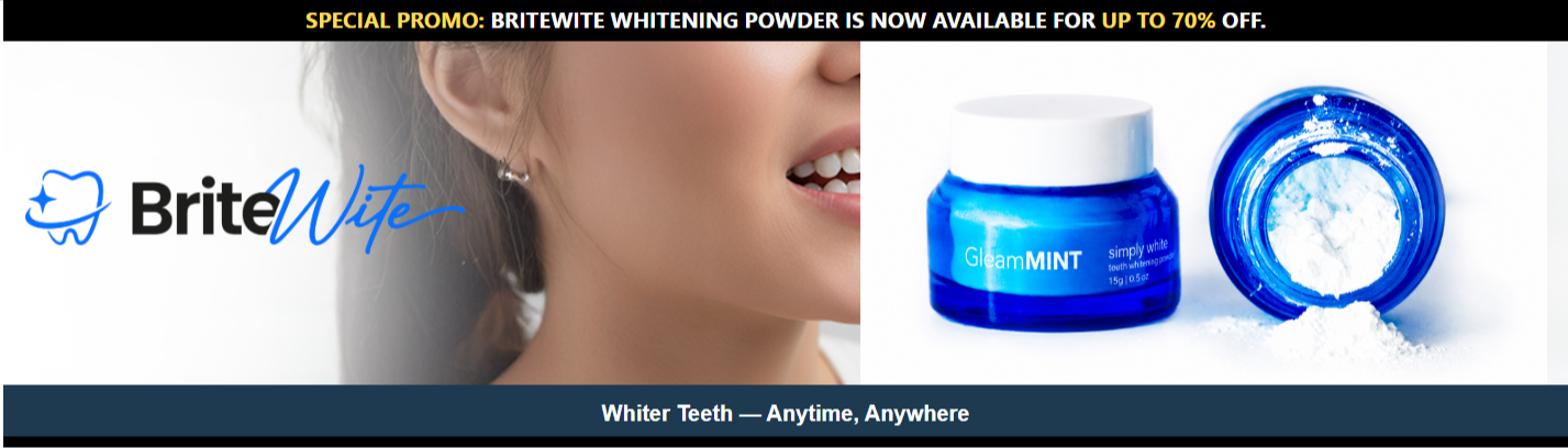 BriteWite Teeth Whitening Powder Quality Assured