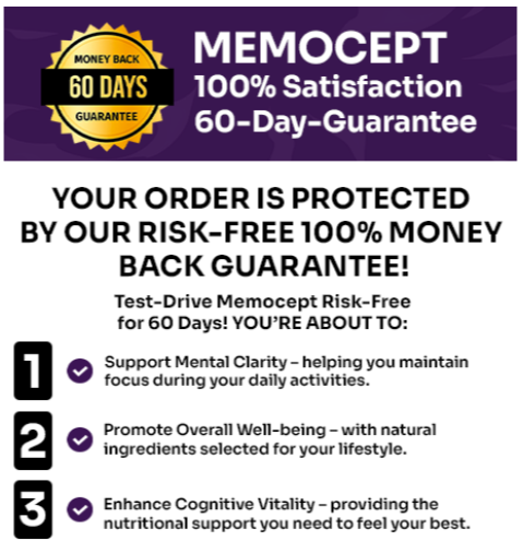 Memocept money back guarantee