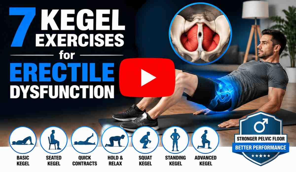7 KEGEL EXERCISES FOR ERECTILE DYSFUNCTION
