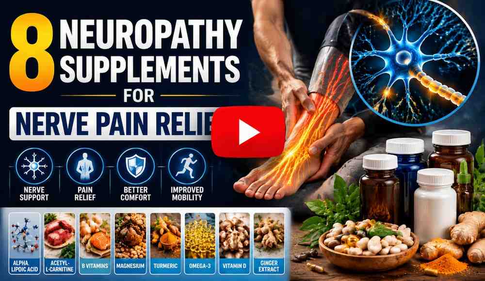 8 Neuropathy Supplements for Nerve Pain Relief
