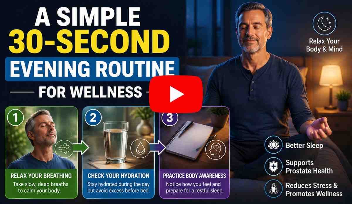 A Simple 30-Second Evening Routine for Wellness