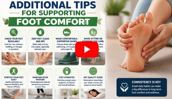 Additional Tips for Supporting Foot Comfort