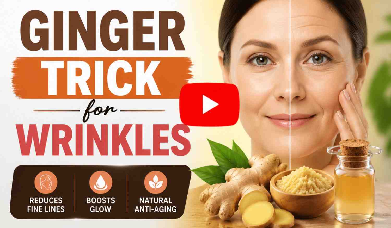 Ginger Trick For Wrinkles