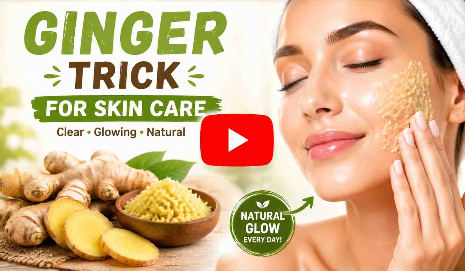 Ginger Trick for Skin Care