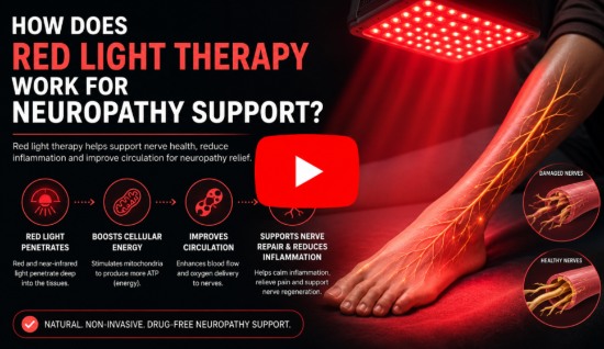 How Does Red Light Therapy Work for Neuropathy Support