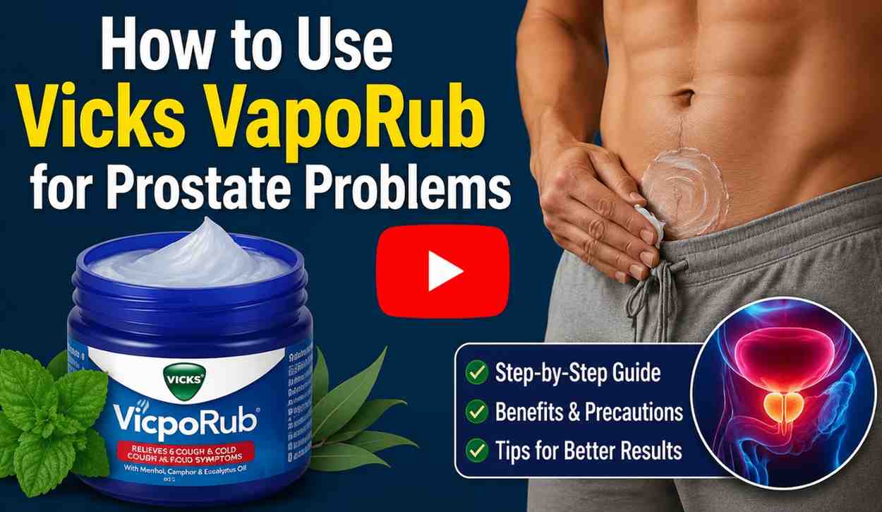 How to Use Vicks VapoRub for Prostate Problems Safety Guide