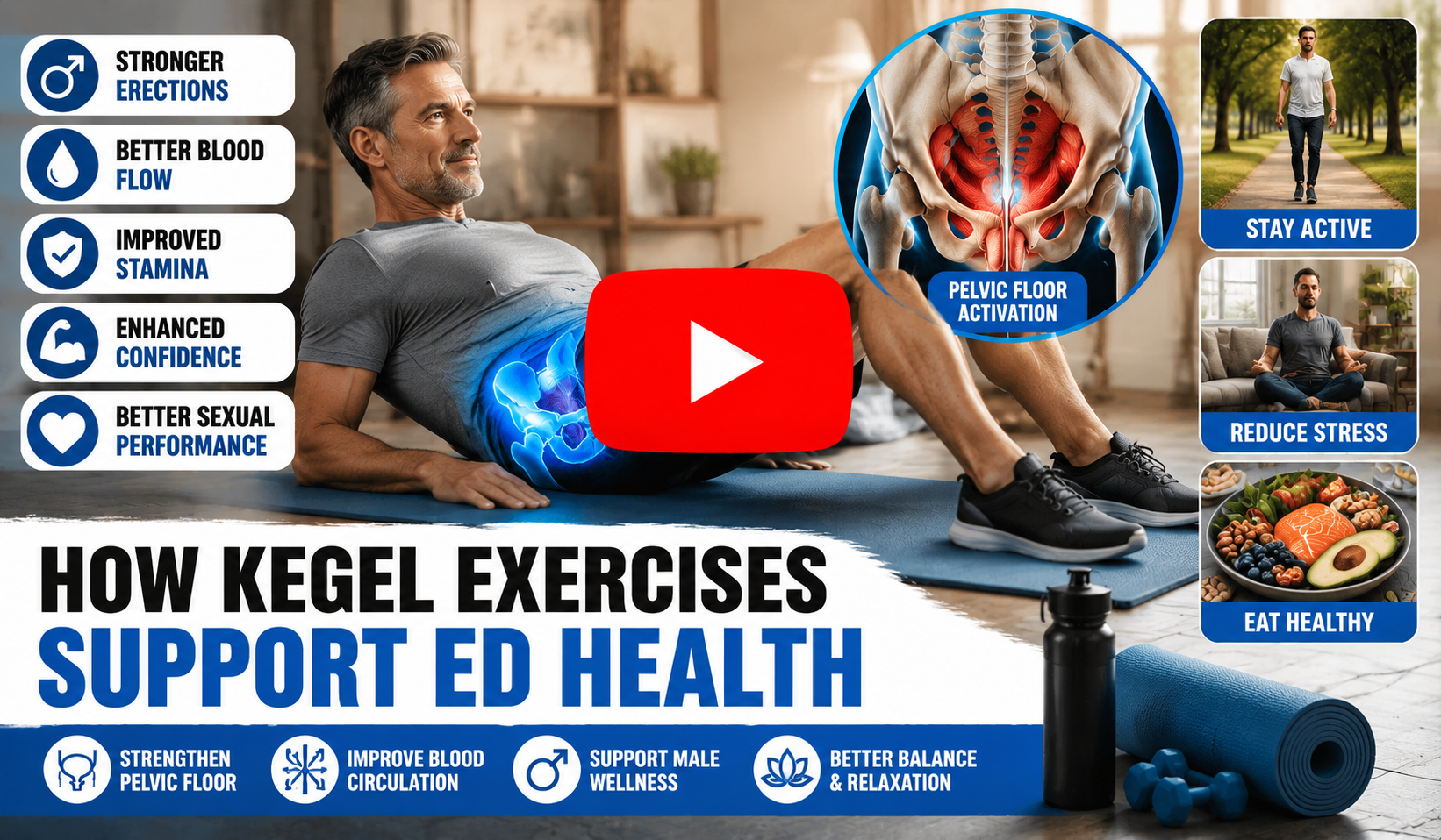Kegel Exercises for Men’s Wellness