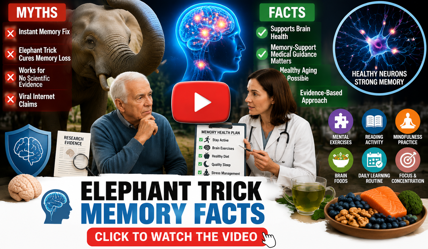 Memory health myths vs facts