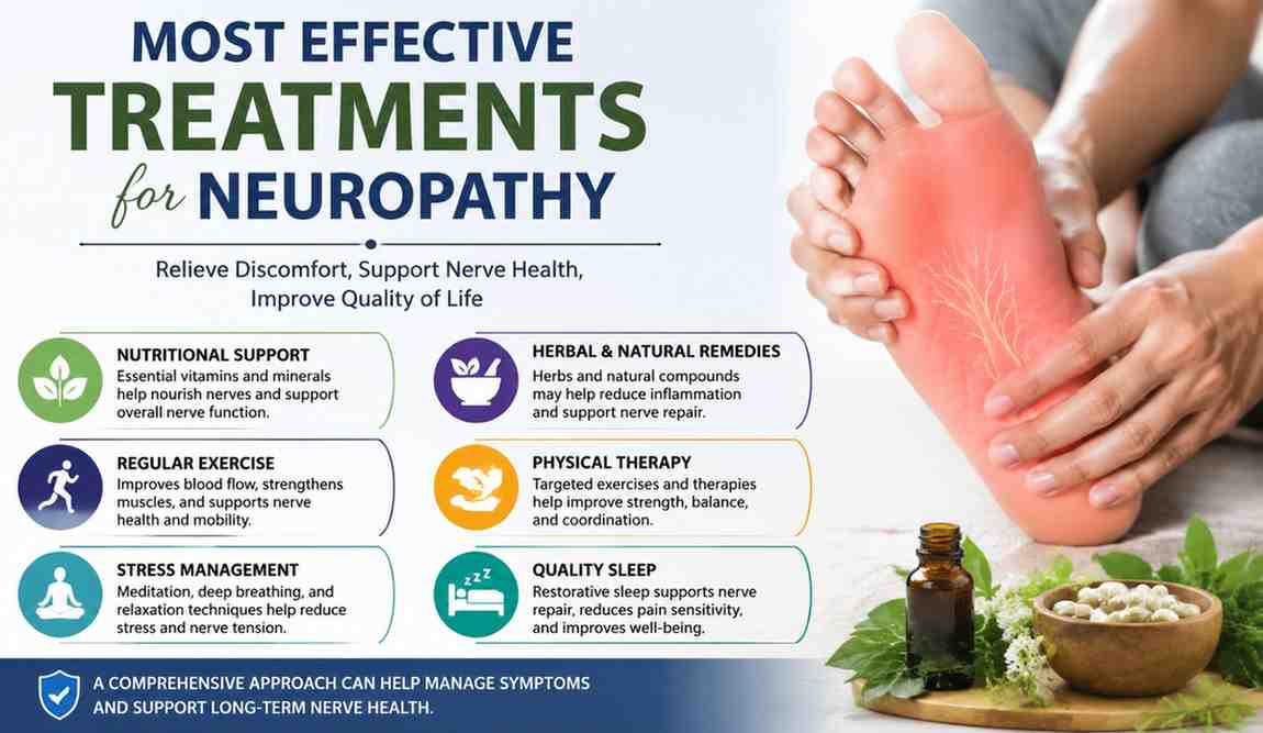 Neuropathy Treatment Guide Infographic