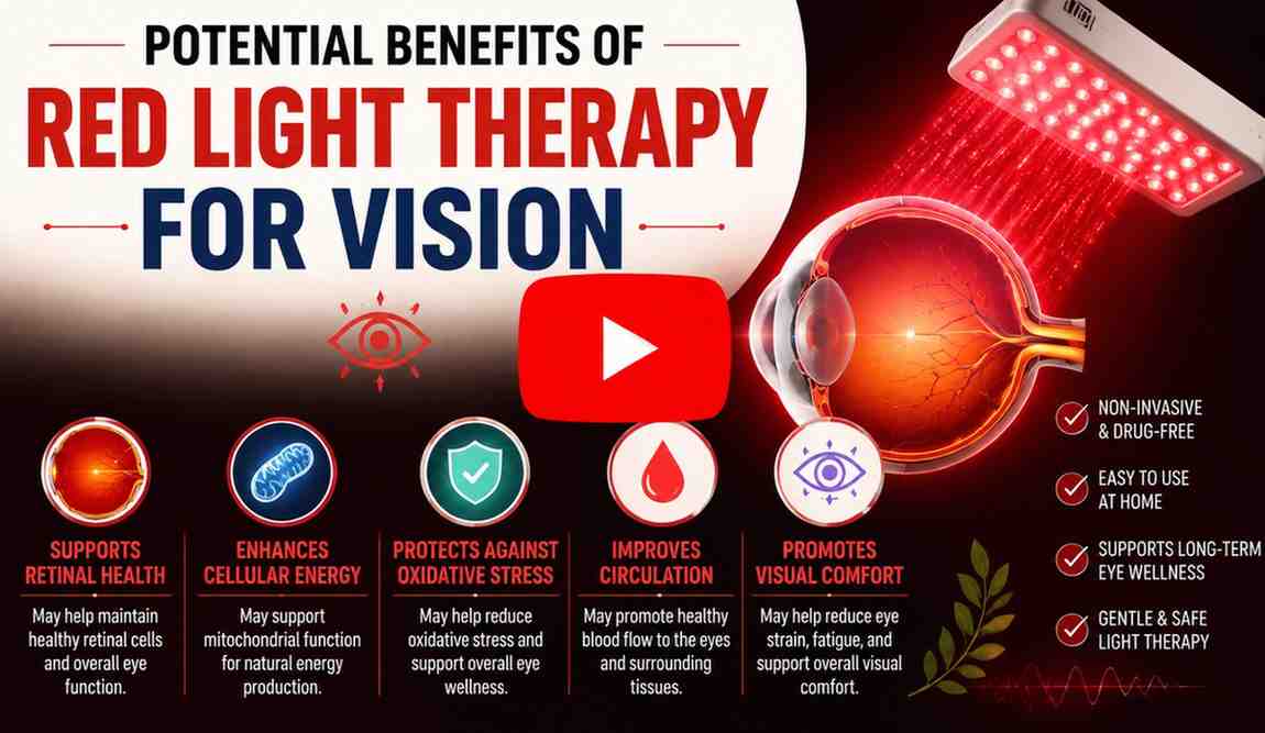 Potential Benefits of Red Light Therapy for Vision