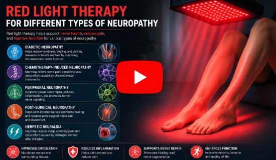 Red Light Therapy for Different Types of Neuropathy