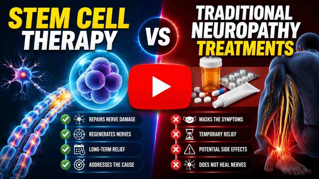 Stem Cell Therapy Compared With Traditional Neuropathy Treatments