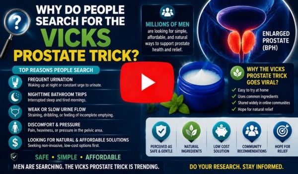 Why Do People Search for the Vicks Prostate Trick