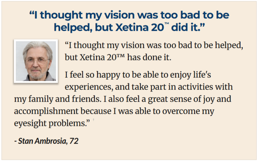 Xetina 20 Customer Reviews