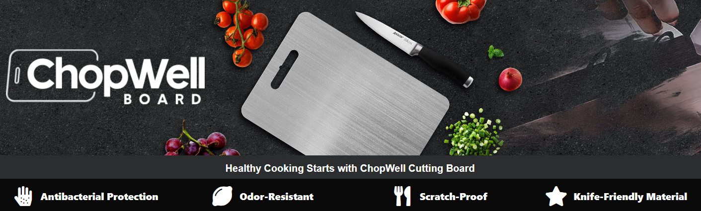 ChopWell Cutting Board Banner